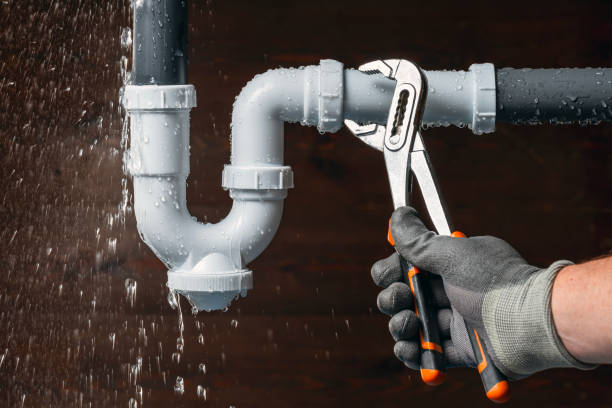 Professional Sewer Line Repair technician working in Slinger, WI